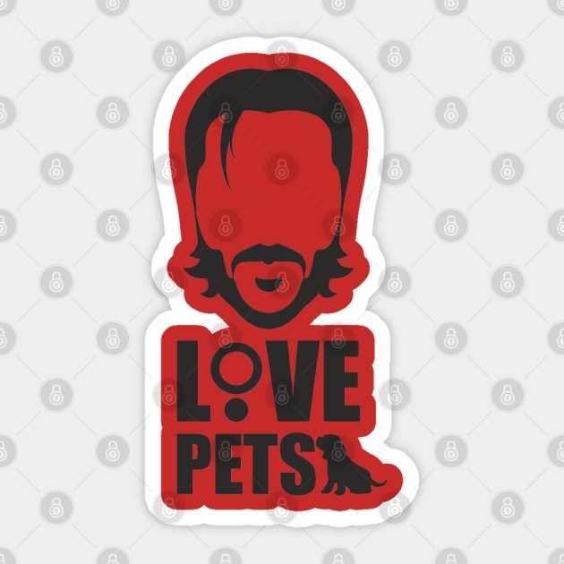 Love Pets B Sticker by LordDanix